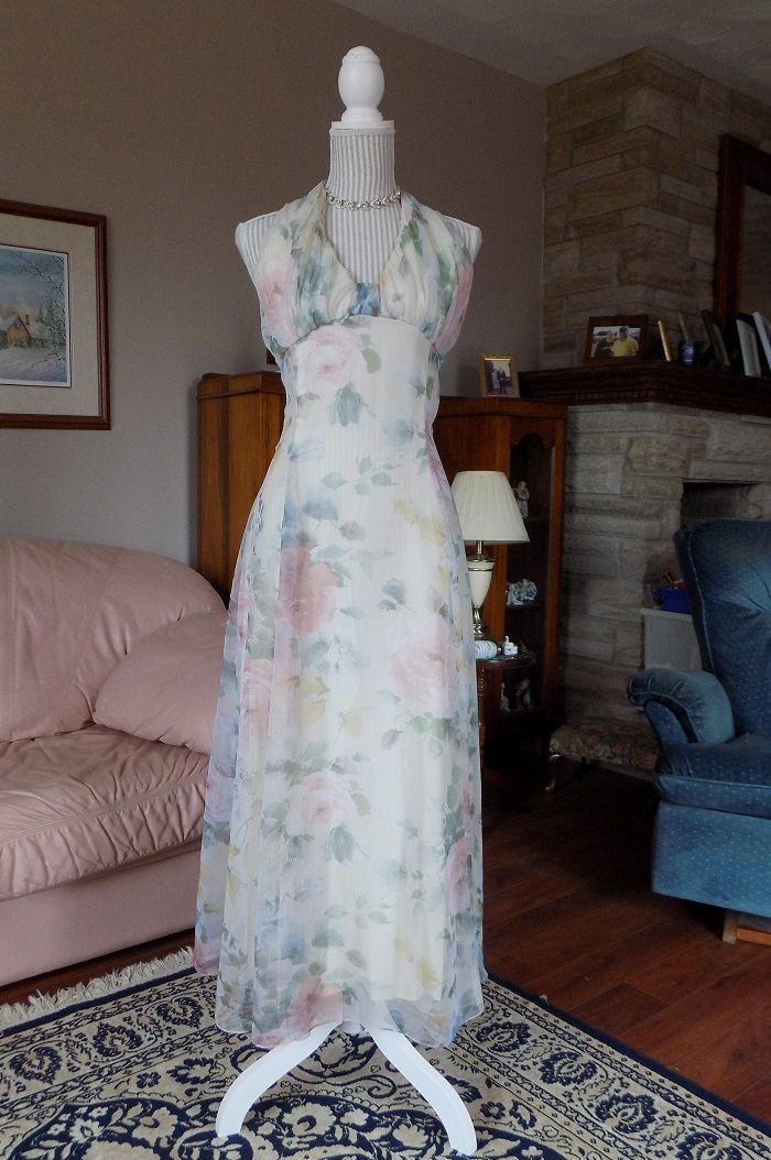 jessica mcclintock floral dress