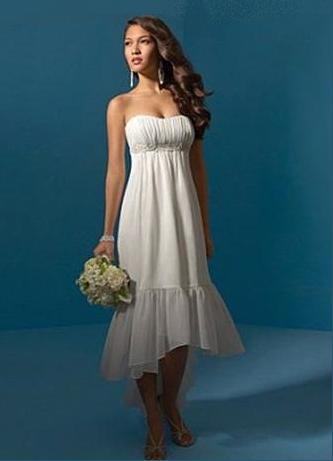 high low casual wedding dresses